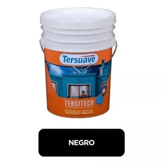 Membrana Liquida Tersitech Tersuave X 10 Kg / Negro