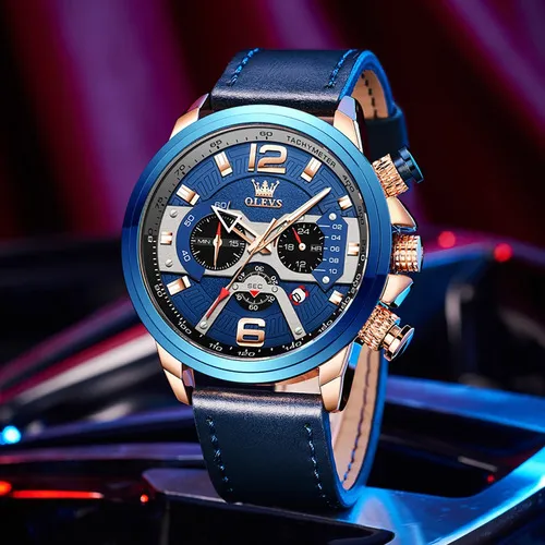 Reloj color online azul