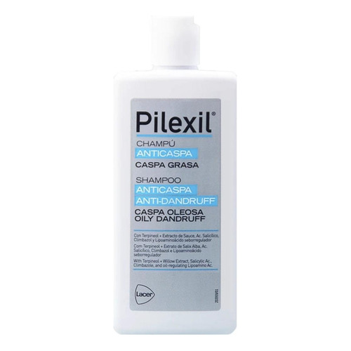 Pilexil Shampoo Anticaspa Grasa Frasco Con 300 Ml