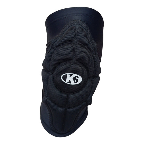 Rodillera Deportiva De Protección K6 Extreme Gym Fitness Color Negro Talla S/m