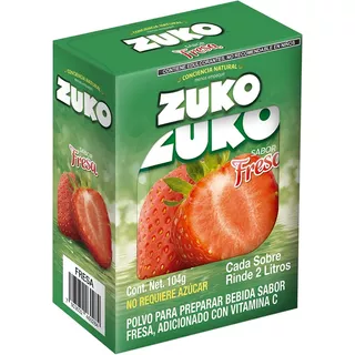 Zuko Sabor Fresa 8 Pz