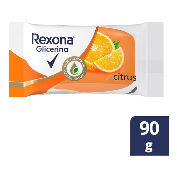 Jabon De Glicerina Rexona Citrus Aceite X 90 Gr