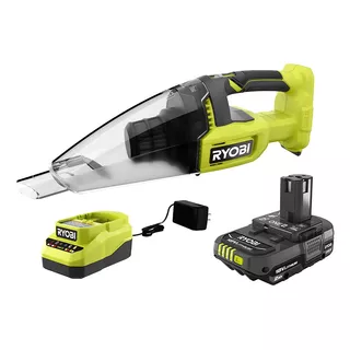 Kit De Aspiradora De Mano One+ De 18 V De Ryobi Color Verde Lima