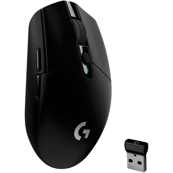 Mouse gamer inalámbrico Logitech  Serie G Lightspeed G305 black