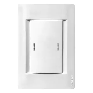 Llave De Luz Kalop Armada Civil Teclón Combinación Blanco