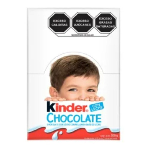 Kinder Chocolate Con Leche Caja Con 24 Piezas