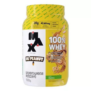 Whey 100% Protein Dr. Peanut Pote 900g - Max Titanium