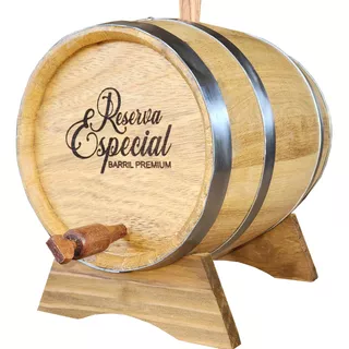 Tonel De Carvalho Carote Barril Para Cachaça 3 Litros Top