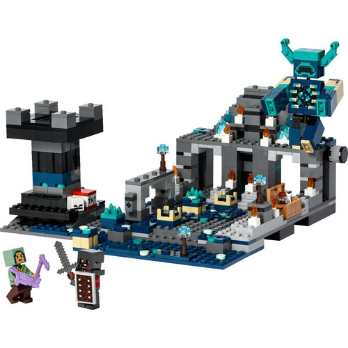 Kit Lego Minecraft Batalla En La Oscuridad Profunda 21246 3+