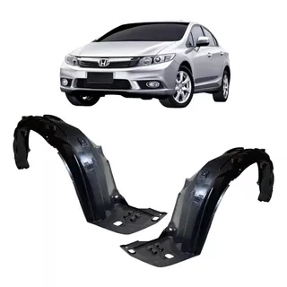 Par Parabarro Dianteiro Honda Civic 2012 A 2015