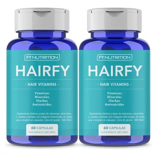 Hairfy - Vitaminas Anti Caída Cabello Pelo - Biotina X120