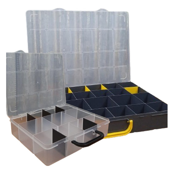 Caja Organizadora Para Uñas Esculpidas Bijou Dijes Combo 2 U