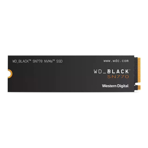 Disco sólido SSD interno Western Digital WD Black SN770 WDS100T3X0E 1 TB 1TB negro