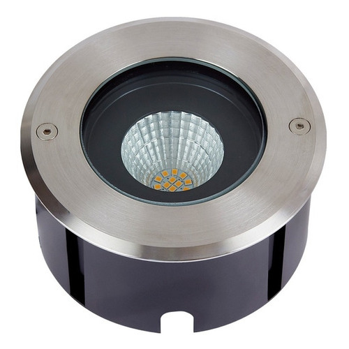 Lampara Piso Momo Led Luz Blanco Calido Satin 14w Tecnolite Color de la estructura Plateado