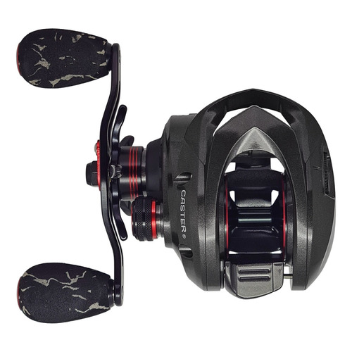 Caster Predator 112L reel huevito centrífugo color gris oscuro manija izquierda