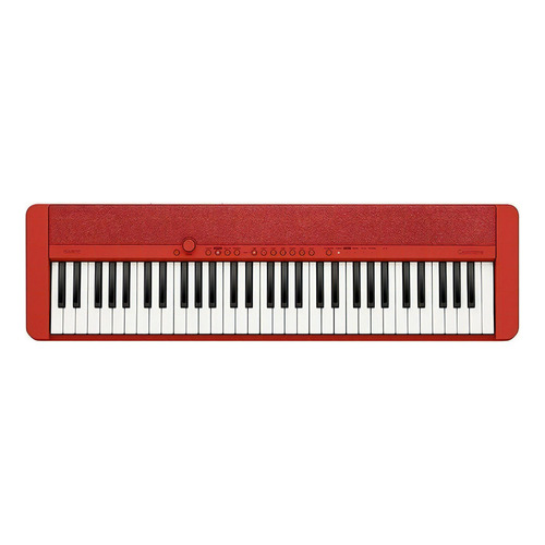 Teclado Casio Cts1 Sensitivo 61 Teclas Color Rojo