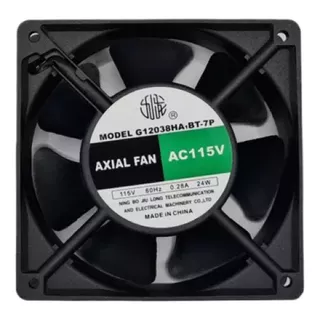 Ventilador Axial Fan 115vac 0.28a 24w G12038ha1bt-7p