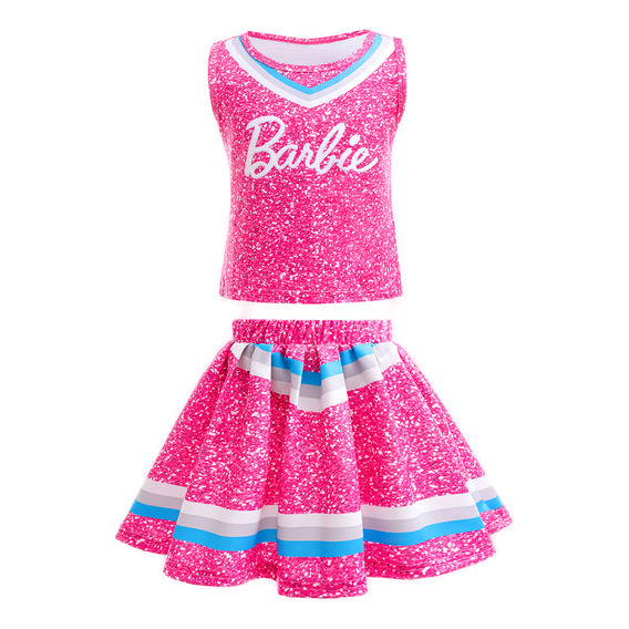 Conjunto De Falda De Princesa Barbie Para Niñas, Traje Festi