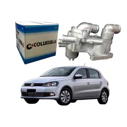  Carcaça Termostatica Aluminio Gol 1.0 1.6 8v 2013 A 2015