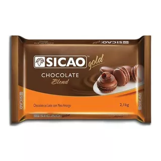 Barra Chocolate Sicao Blend Gold 2,1kg