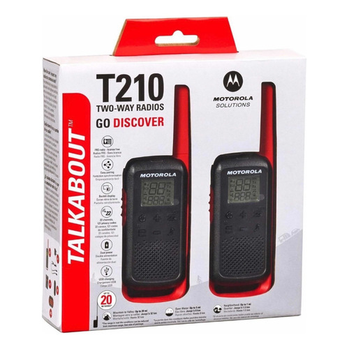 Motorola Talkabout T210 - 2 - Negro