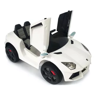 Carro Moto Electrico Niños Lamborghini Llanta Caucho Control