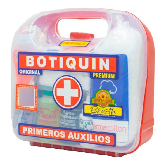 Botiquín De Emergencia Tipo Lonchera Primeros Auxilios