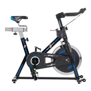 Bicicleta Estática Sportfitness Genoa Para Spinning Color Negro Y Azul