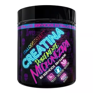 Suplemento En Polvo Italo Grottini  Creatine Doblemente Micronizada Monohidrato De Creatina Doblemente Micronizada En Pote De 400g