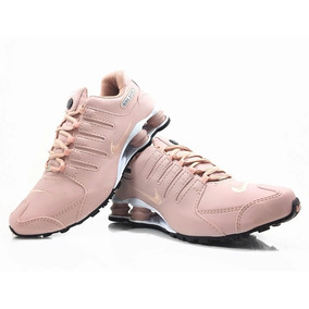 nike shox rosa claro