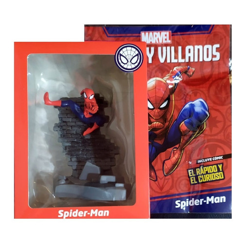 Coleccion Héroes Y Villanos Marvel + Figura - N° 1 Spiderman