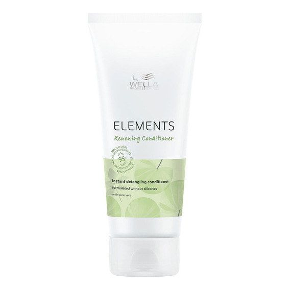 Acondicionador Para Cabello Sin Sal Wella Elements 200 Ml