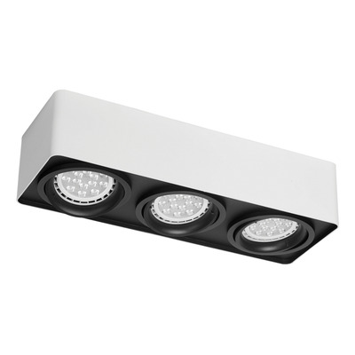 Plafon Cardanico 3 Luces Vancouver Blanco Apto Led Ar111