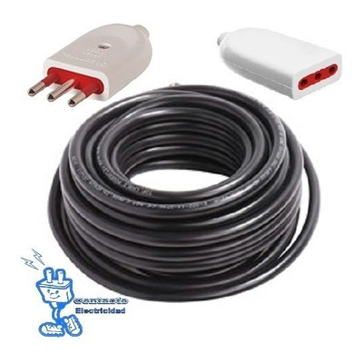 Alargue Armado 20mts Goma 3x2 Con Fichas Incluidas Conatel 