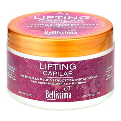 Baño De Crema Máscara Lifting Capilar Bellissima 250