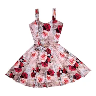 Vestido Feminino Rodado Modelo Boneca Luxo