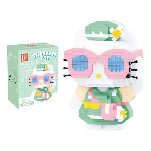 Rompecabezas 3d Mini Blocks Hello Kitty Lentes