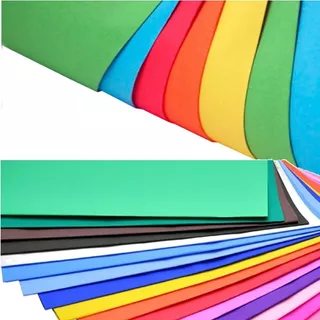 Papel Cartolina Color Set Cor Variadas 50 Folhas Artesanato