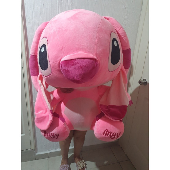 Angel Novia De Stich Peluche Gigante Angela Stitch Rosa Bebe