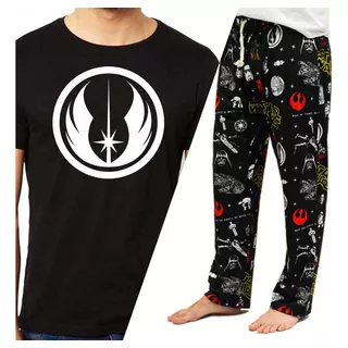 Conjunto Pijama Star Wars Remera Pantalón Diseños Varios