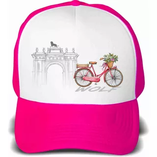 Gorra Bici Arco Rosa