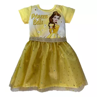 Vestido Sublimado Manga Corta Disney Princess Bella