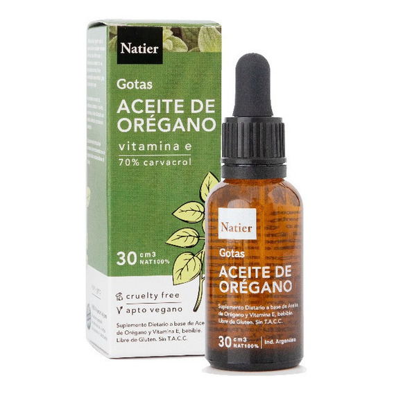 Aceite Esencial De Orégano 30 Ml - Natier
