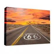 Cuadro Decorativo Canvas Ruta 66, California 75x50