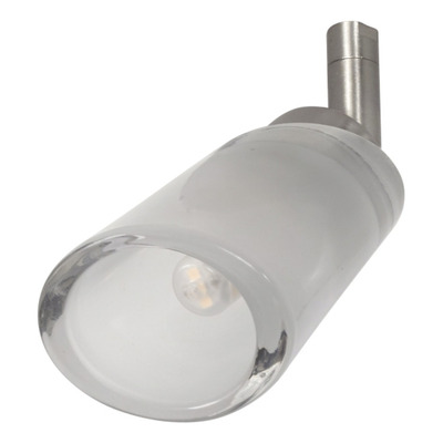 Aplique Ferrolux Ovaleto 3 Led Acero/vidrio 220v.
