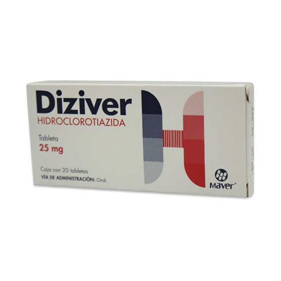 Diziver 20 Tabletas 25mg