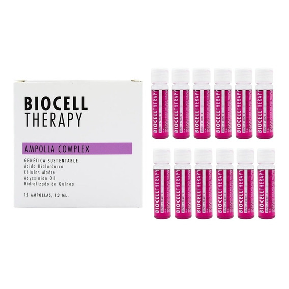 Biocell Therapy X 12 Ampollas Reparadora Cabello 13ml Local