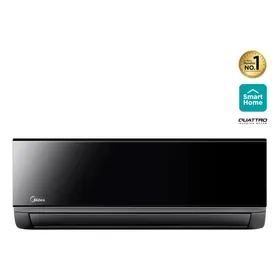 Minisplit Xtreme Midea Inverter Seer 20.2, 1 Ton, Frío Calor Color Negro