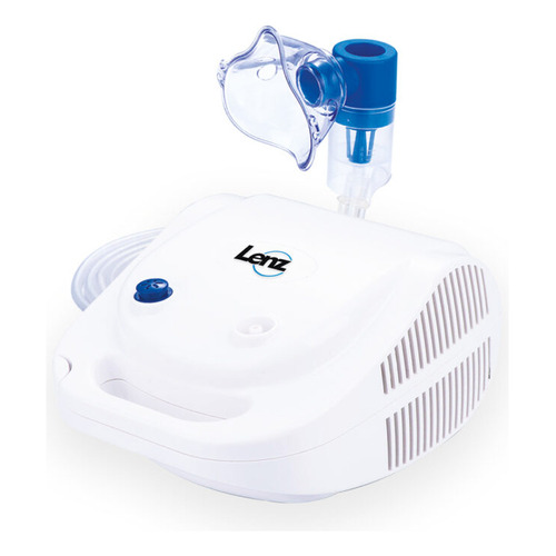 Compresor Nebulizador Lenz NB-206B Adulto Y Pediatrico + Tula Color Blanco