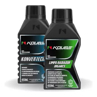 Kit Konvertech Limpa Sistema + Limpa Radiadores Koube